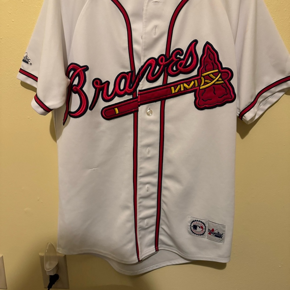 Majestic Braves White Shirt